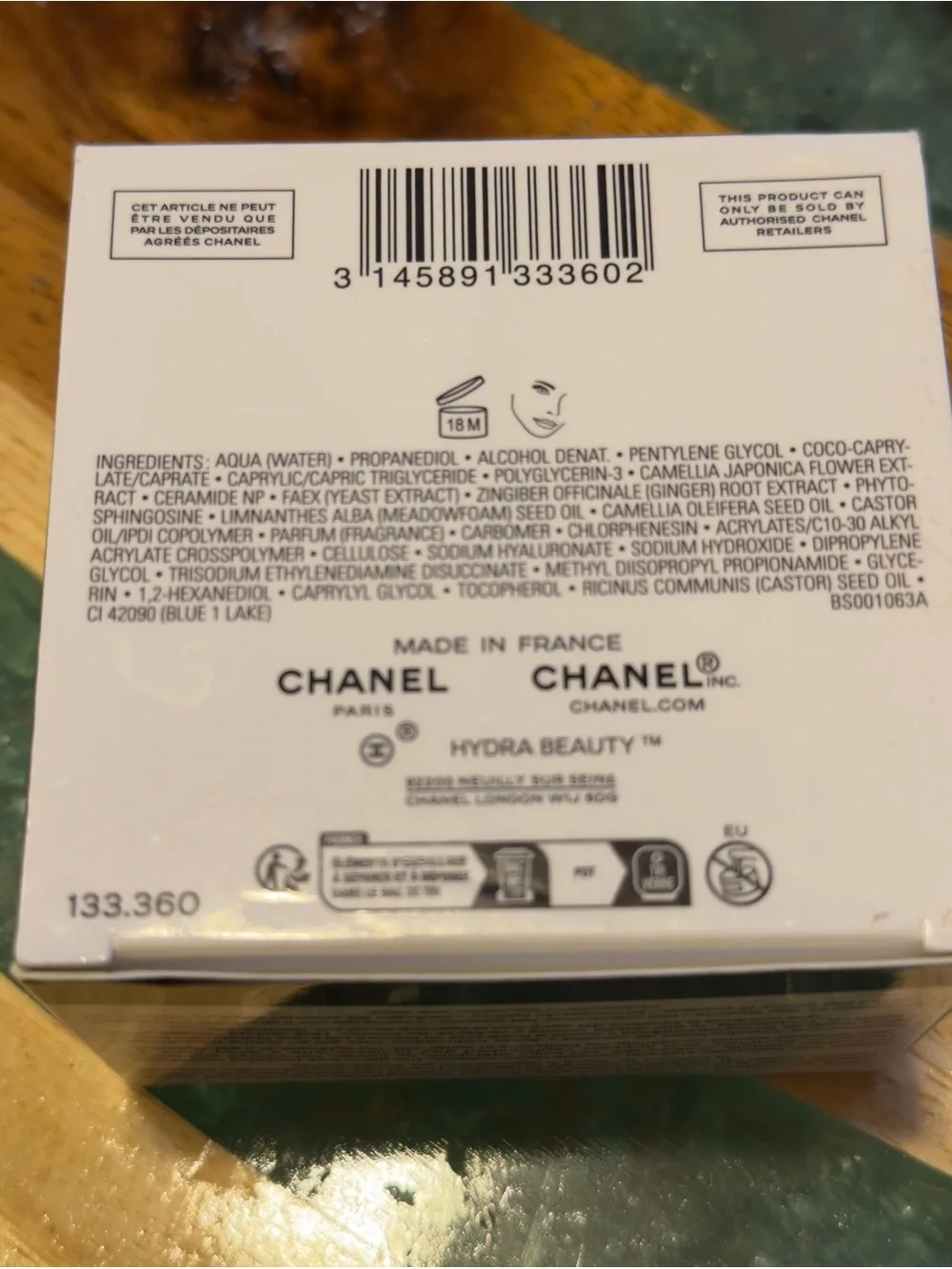 CHANEL Hydra Beauty Micro Gel Crème - 1.7oz NEW
